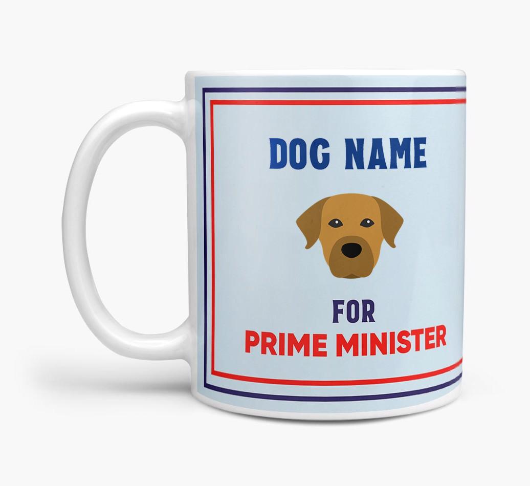 Personalised 'Prime Minister' Mug for your {breedFullName}