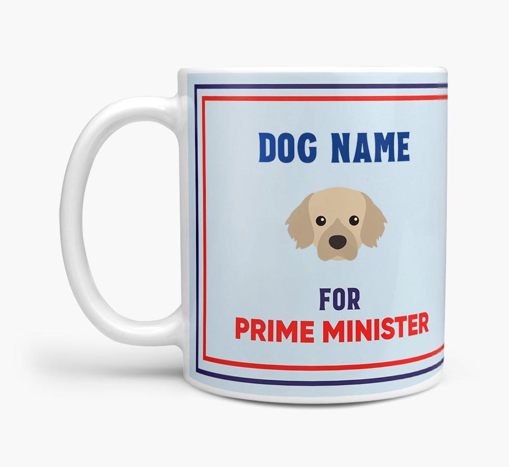 Personalised 'Prime Minister' Mug for your {breedFullName}