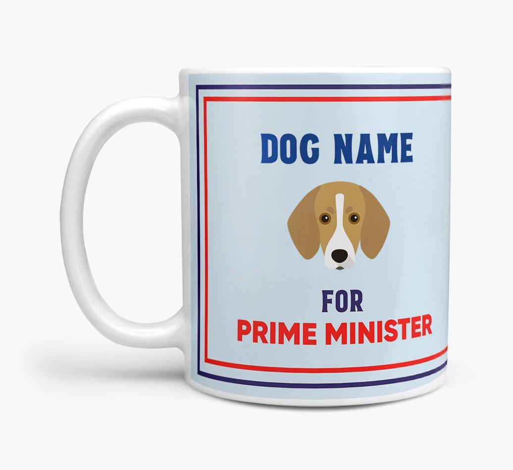 Personalised 'Prime Minister' Mug for your {breedFullName}