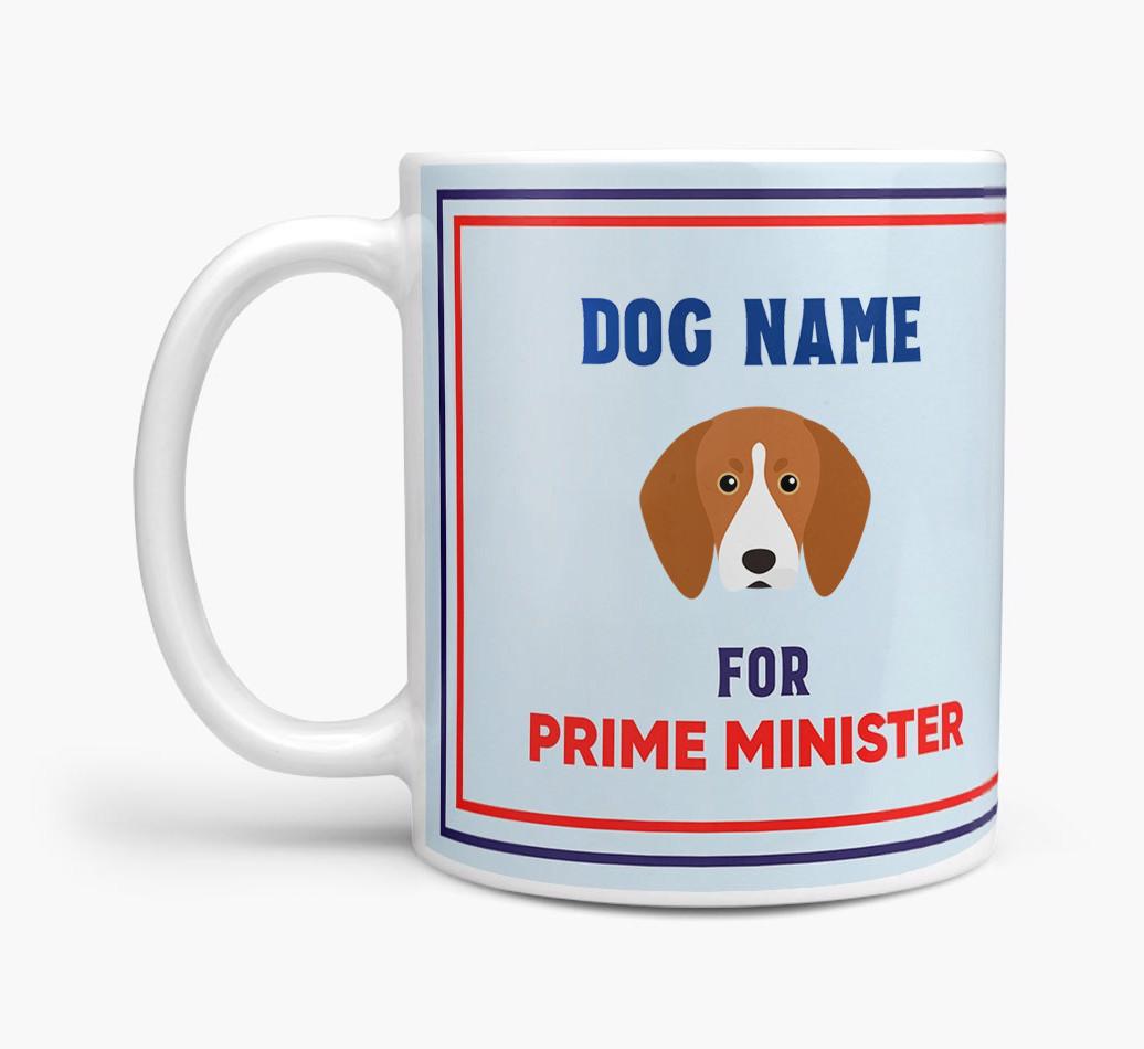 Personalised 'Prime Minister' Mug for your {breedFullName}