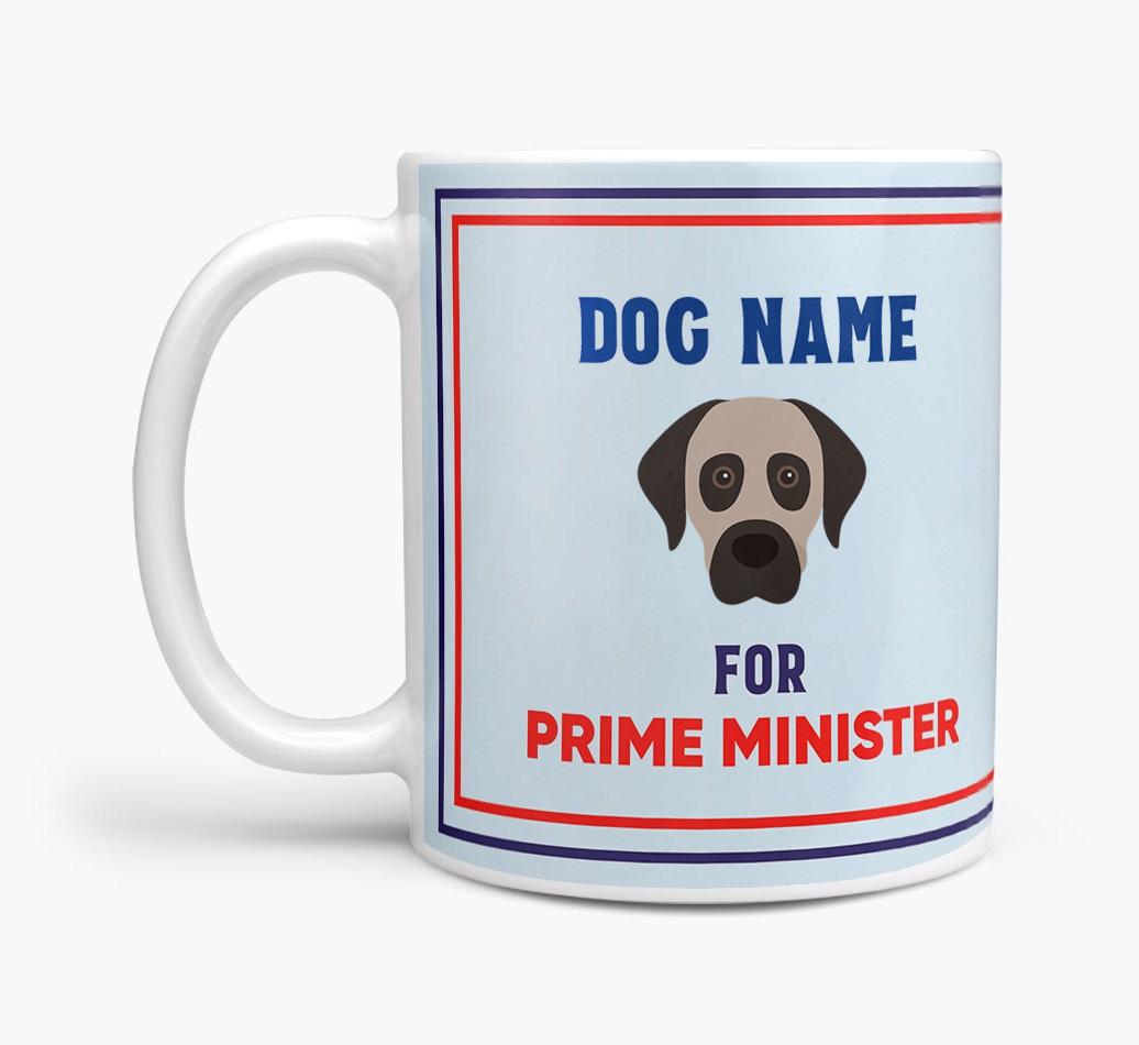 Personalised 'Prime Minister' Mug for your {breedFullName}