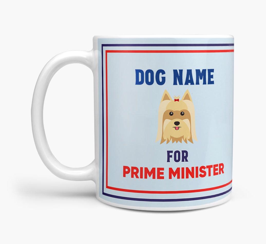 Personalised 'Prime Minister' Mug for your {breedFullName}