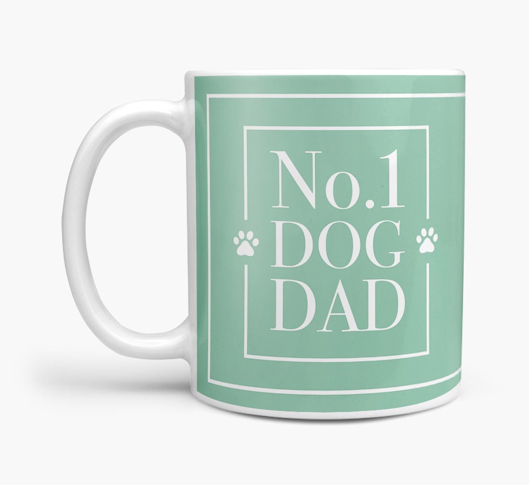 Personalised 'No.1 Dad' Mug from your {breedFullName}