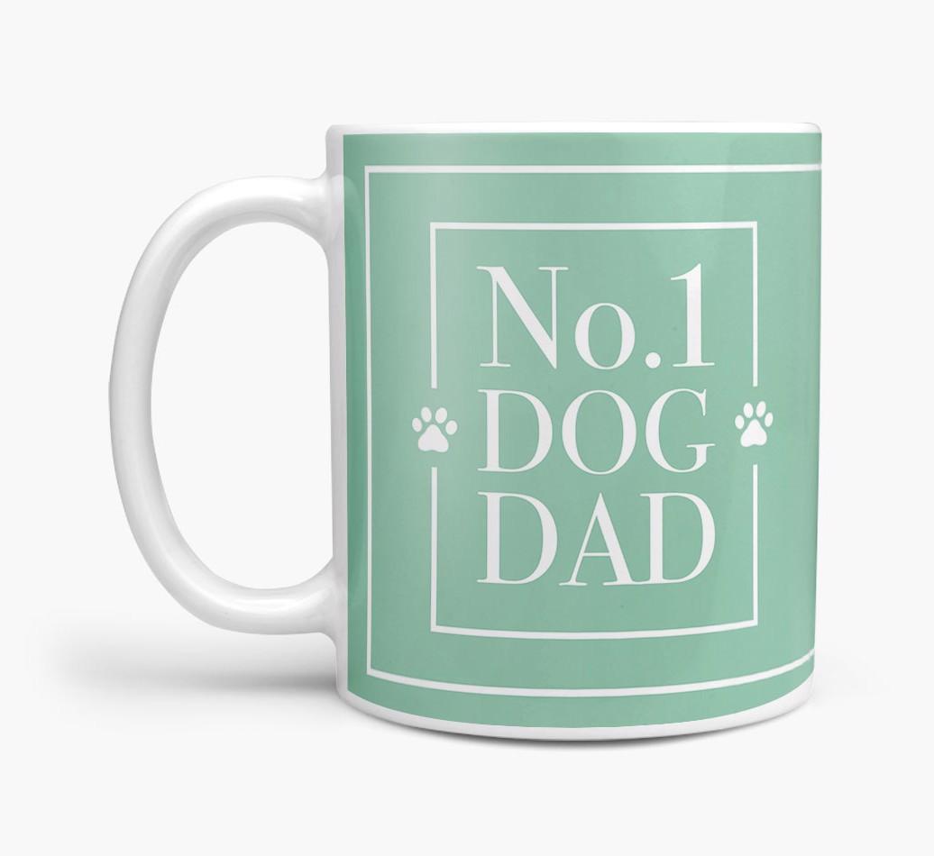 Personalised 'No.1 Dad' Mug from your {breedFullName}