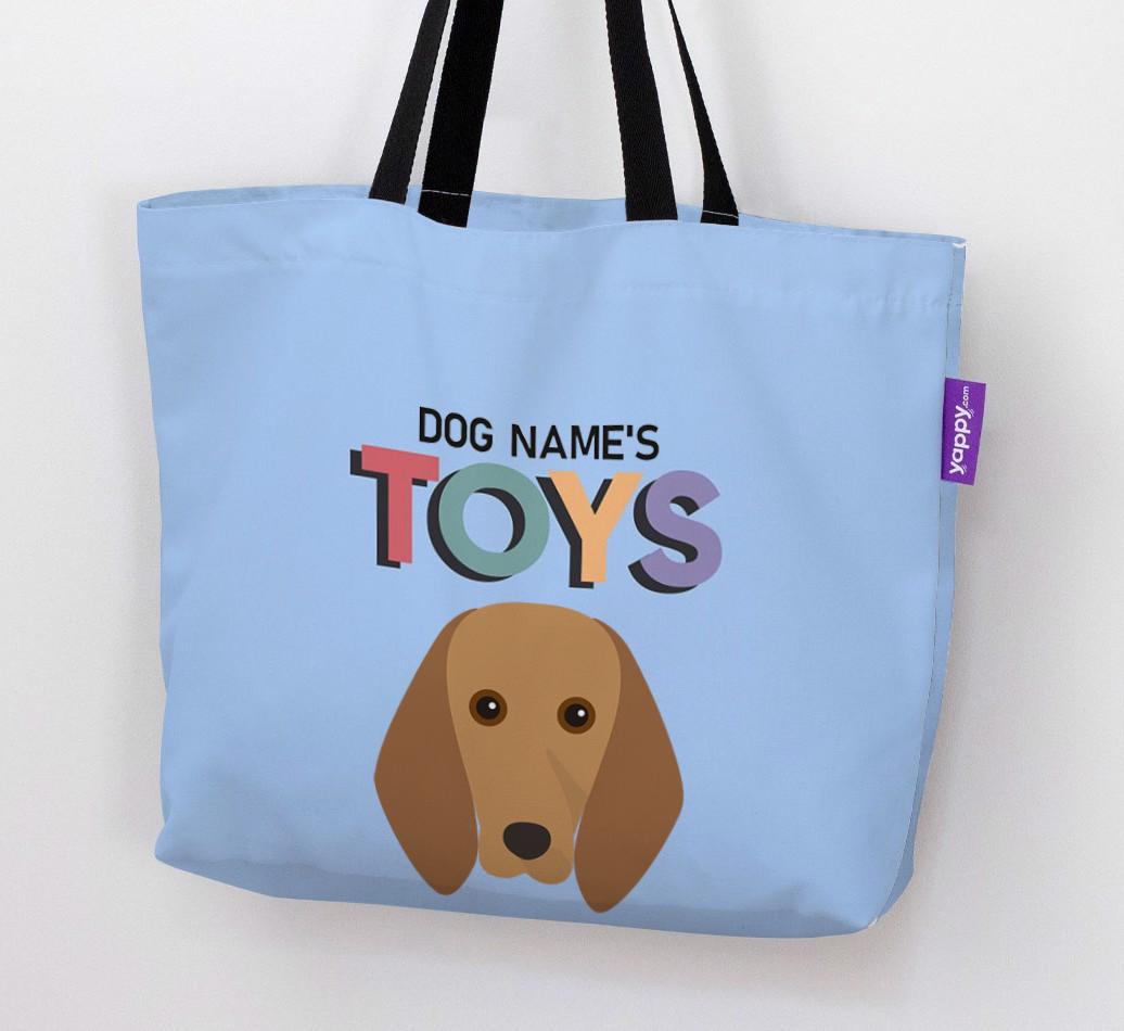 Toys: Personalized {breedFullName} Canvas Bag