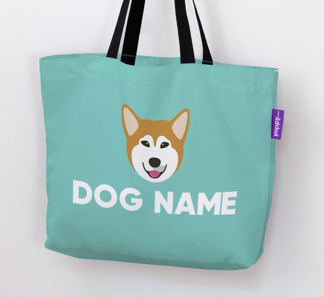 Personalised {dogsName} Icon Canvas Bag