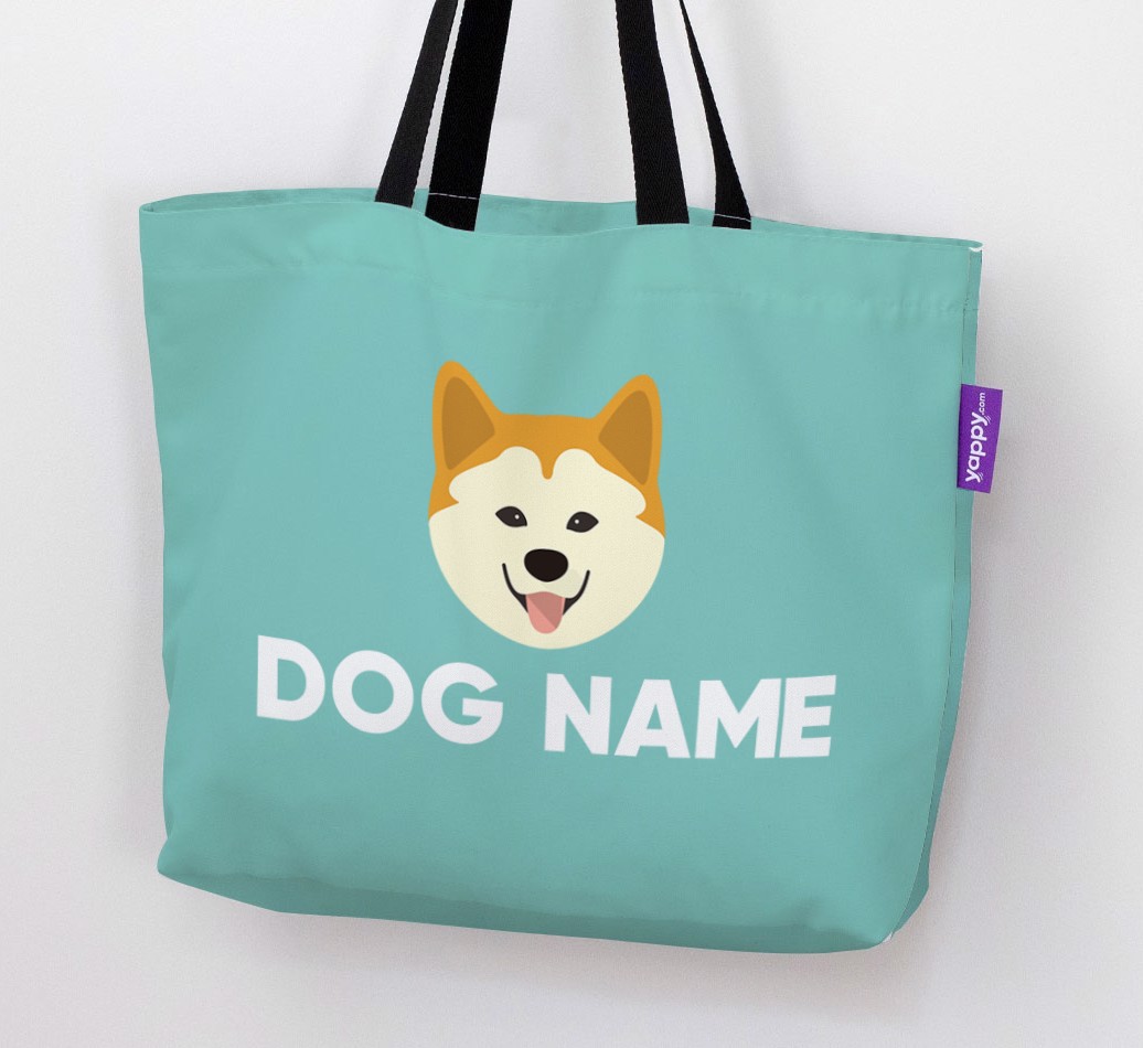 Personalised {dogsName} Icon Canvas Bag