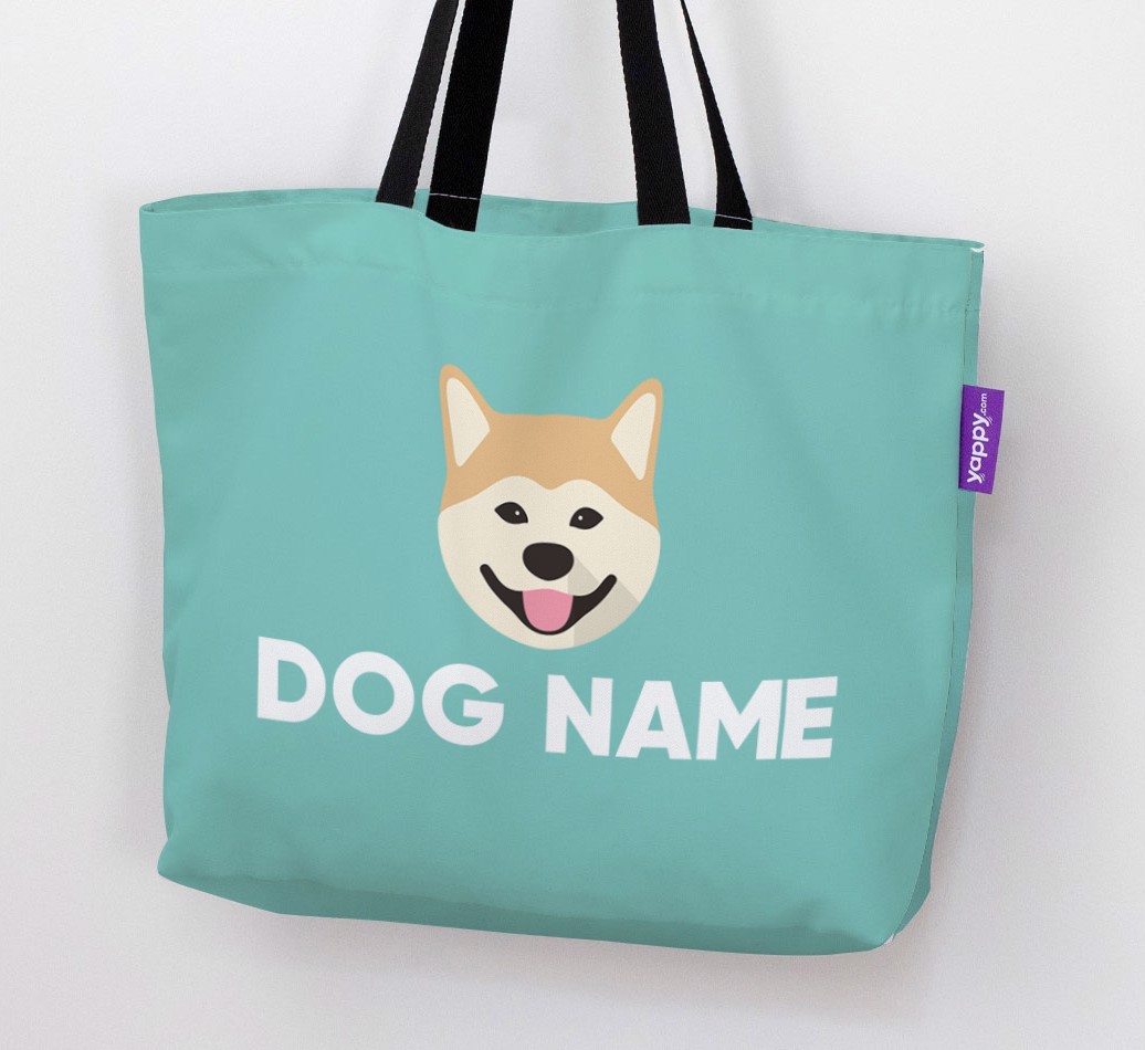 Personalised {dogsName} Icon Canvas Bag