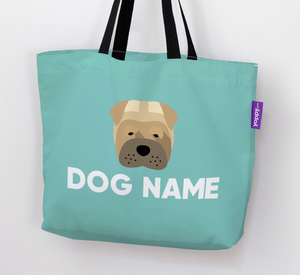 Personalised {dogsName} Icon Canvas Bag