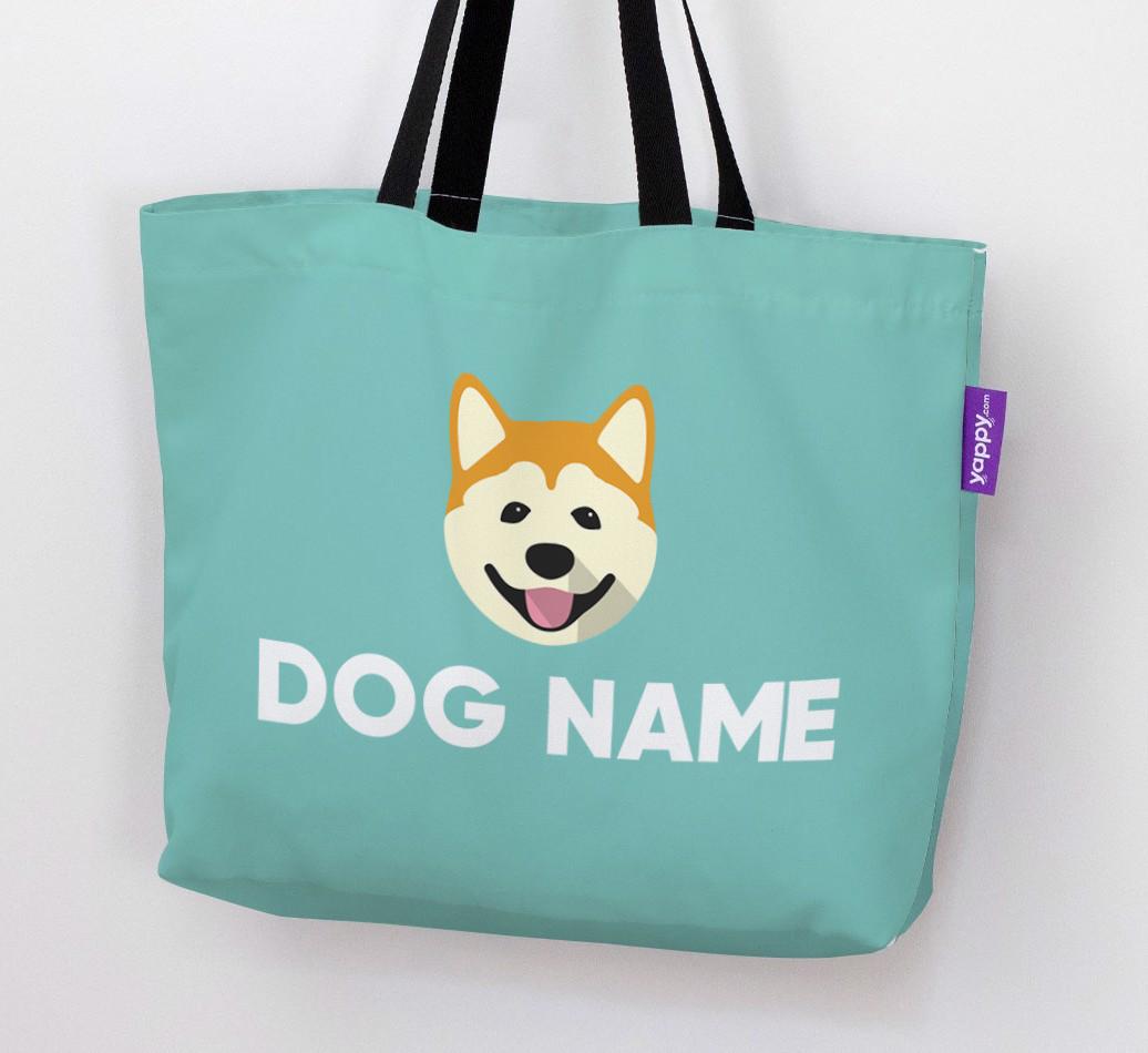 Personalized {dogsName} Icon Canvas Bag