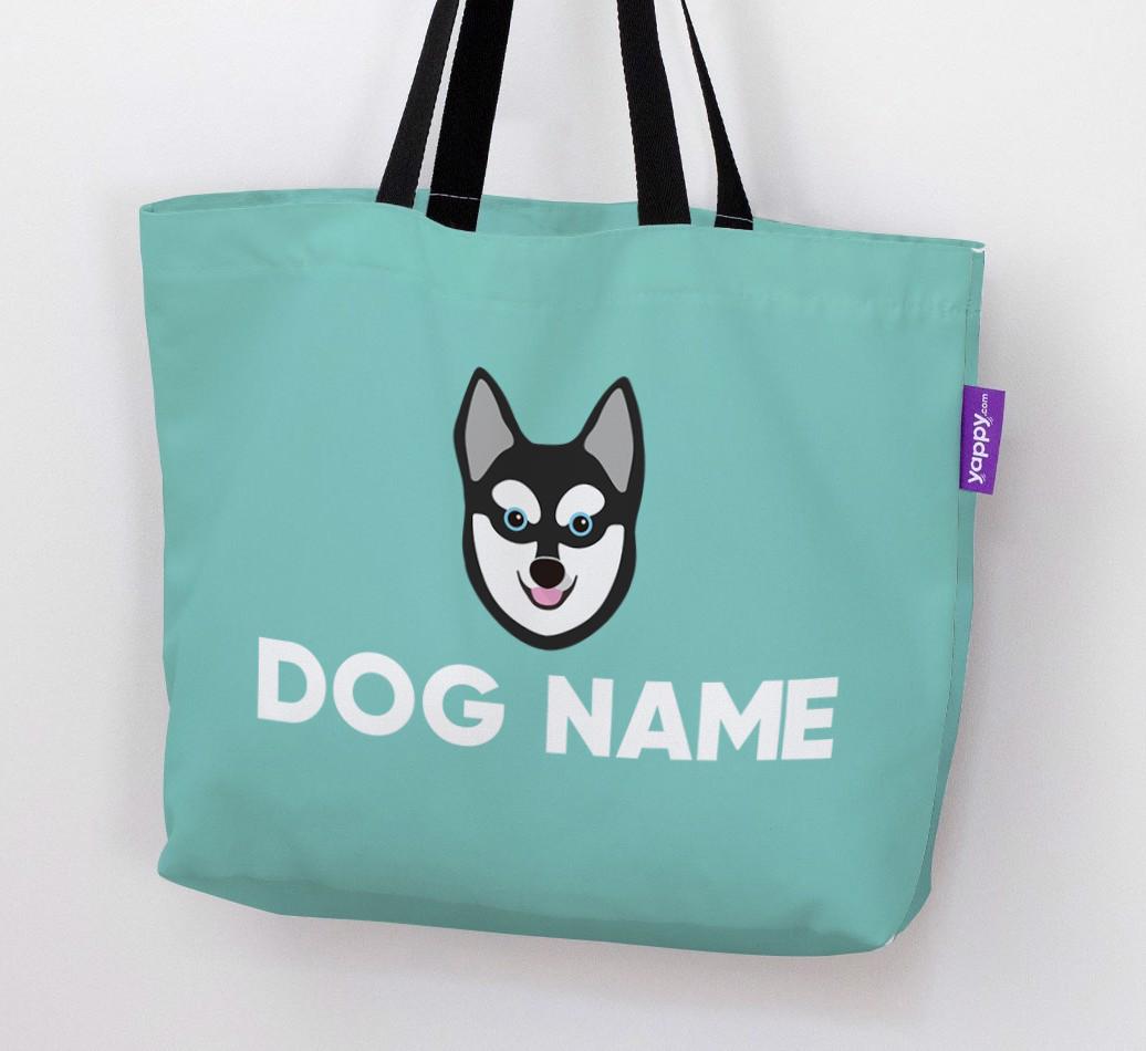 Personalized {dogsName} Icon Canvas Bag