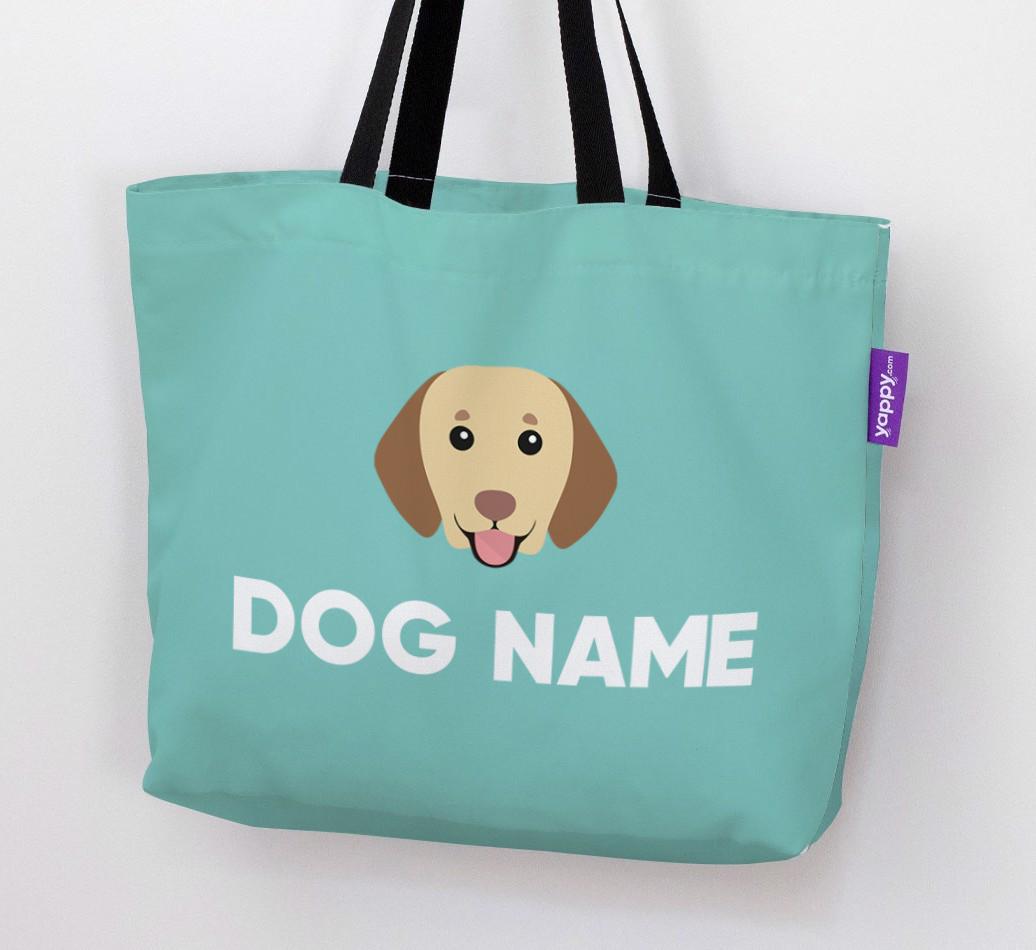 Personalized {dogsName} Icon Canvas Bag