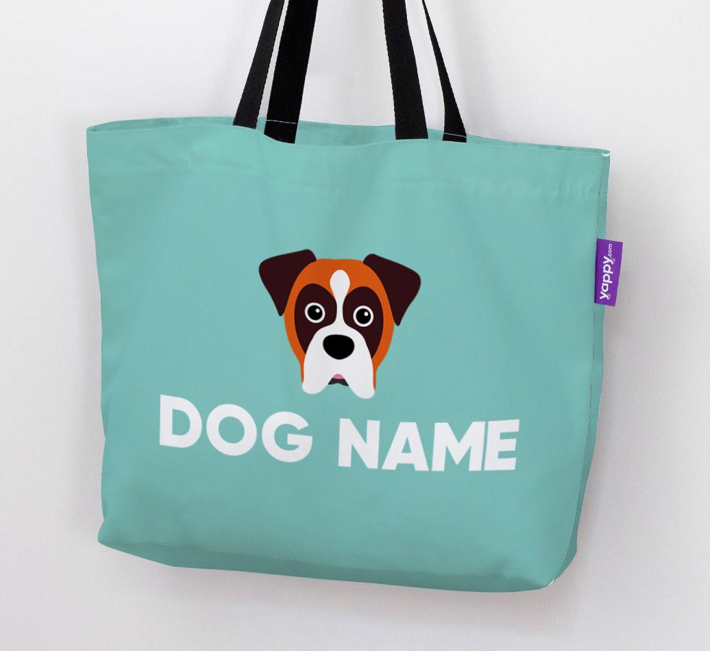 Personalized {dogsName} Icon Canvas Bag