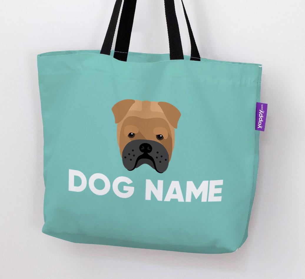 Personalized {dogsName} Icon Canvas Bag