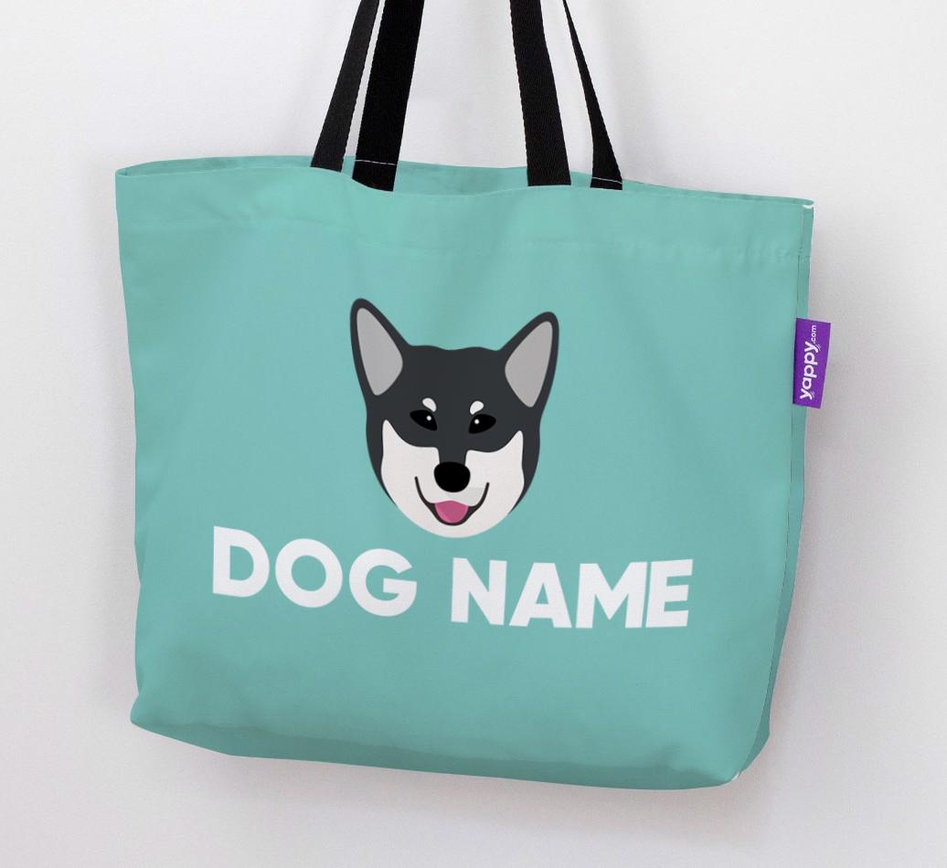 Personalized {dogsName} Icon Canvas Bag