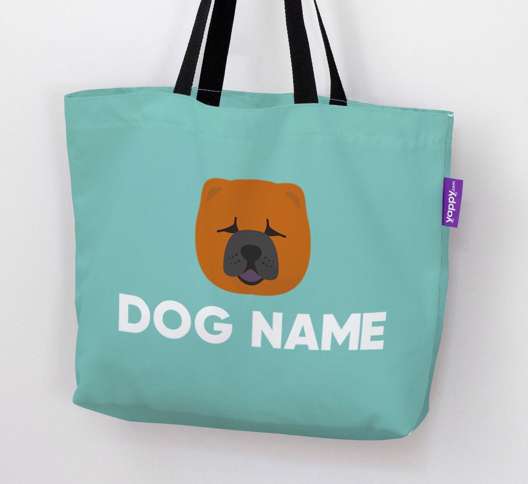 Personalized {dogsName} Icon Canvas Bag