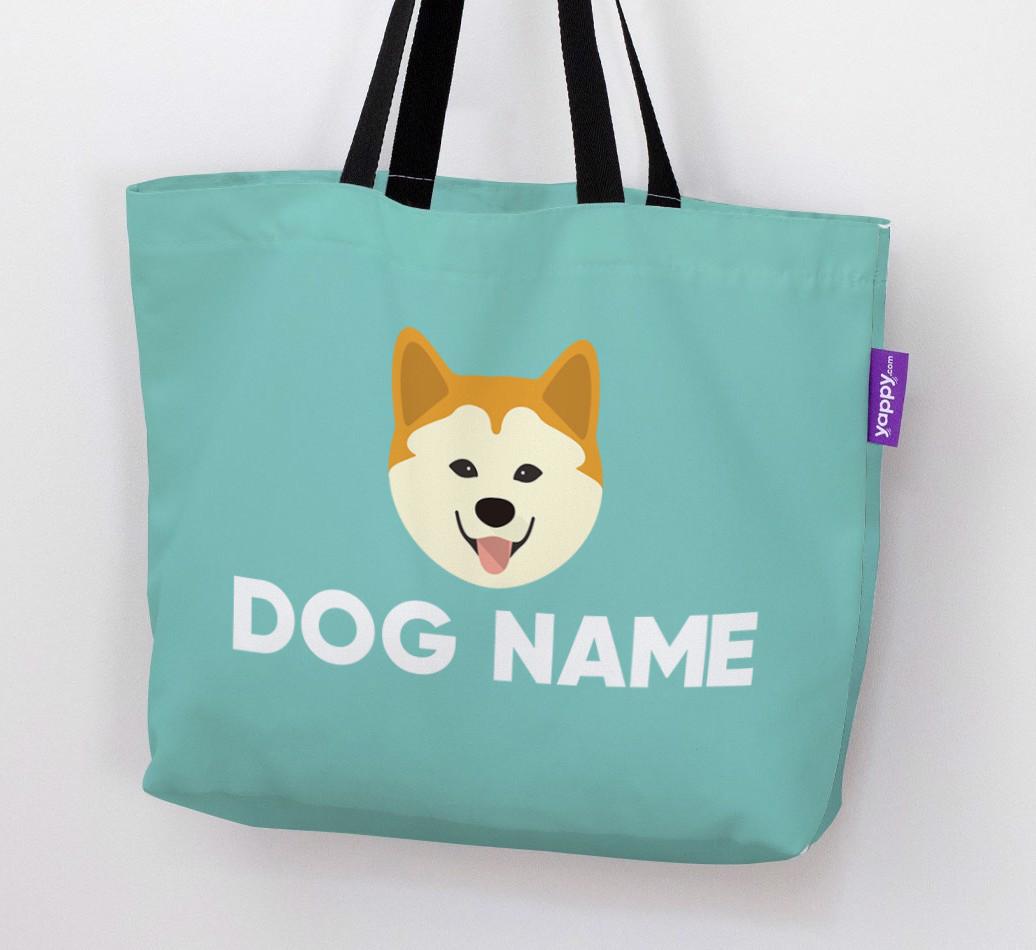 Personalized {dogsName} Icon Canvas Bag