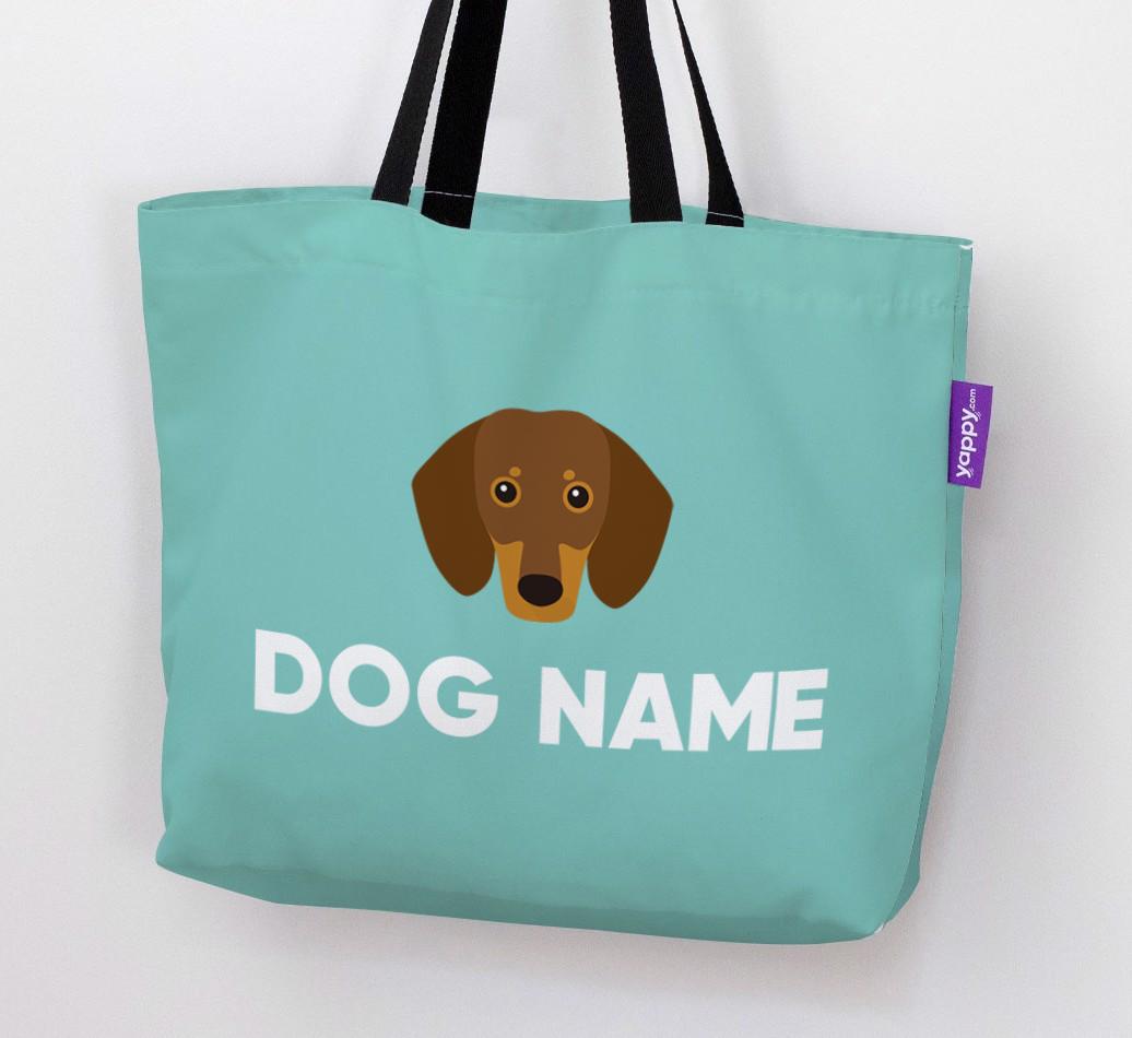 Personalized {dogsName} Icon Canvas Bag