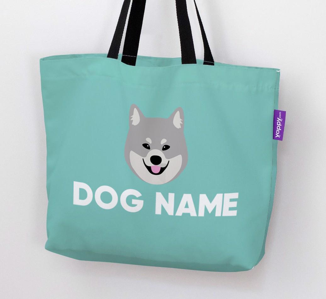 Personalized {dogsName} Icon Canvas Bag