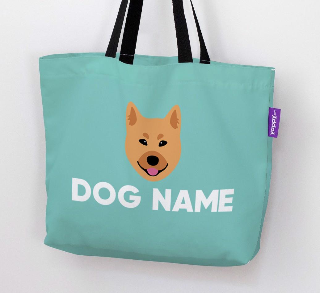 Personalized {dogsName} Icon Canvas Bag