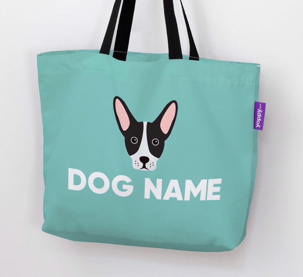 Personalized {dogsName} Icon Canvas Bag
