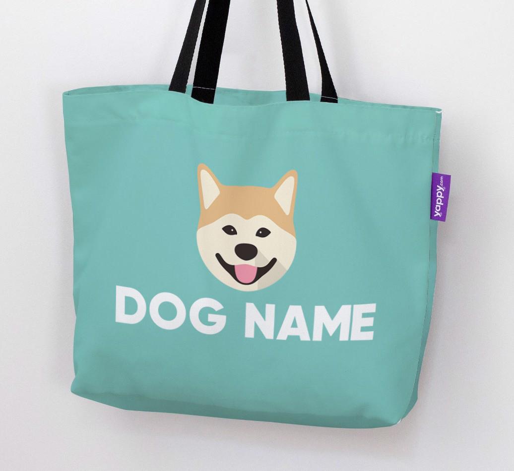 Personalized {dogsName} Icon Canvas Bag
