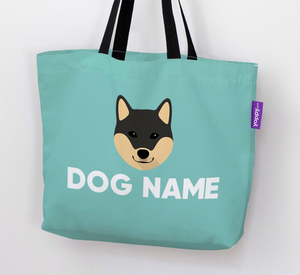 Personalized {dogsName} Icon Canvas Bag