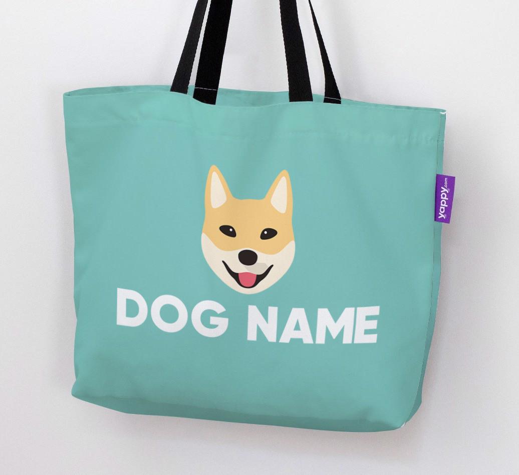 Personalized {dogsName} Icon Canvas Bag
