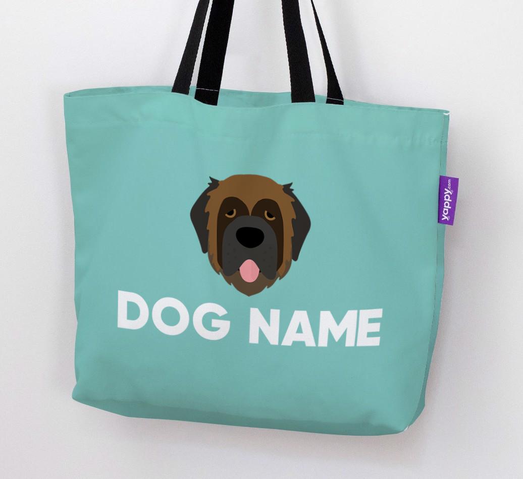 Personalized {dogsName} Icon Canvas Bag