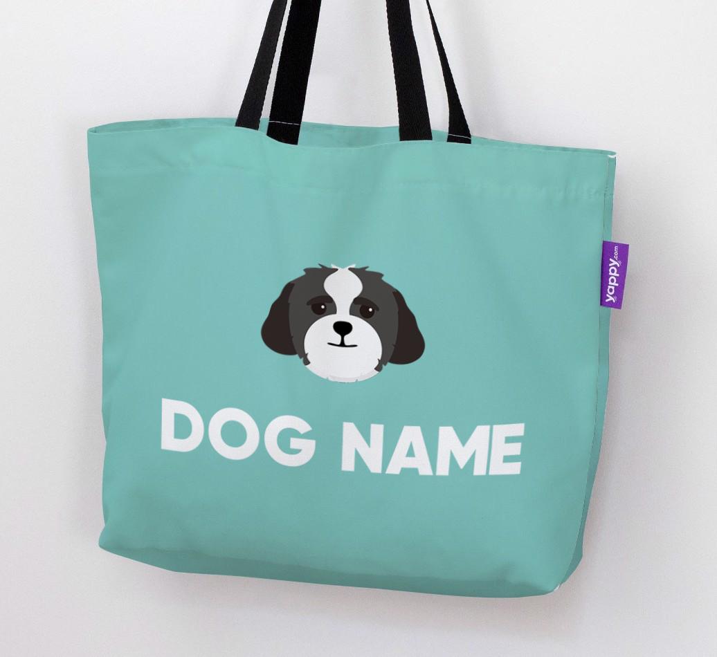 Personalized {dogsName} Icon Canvas Bag