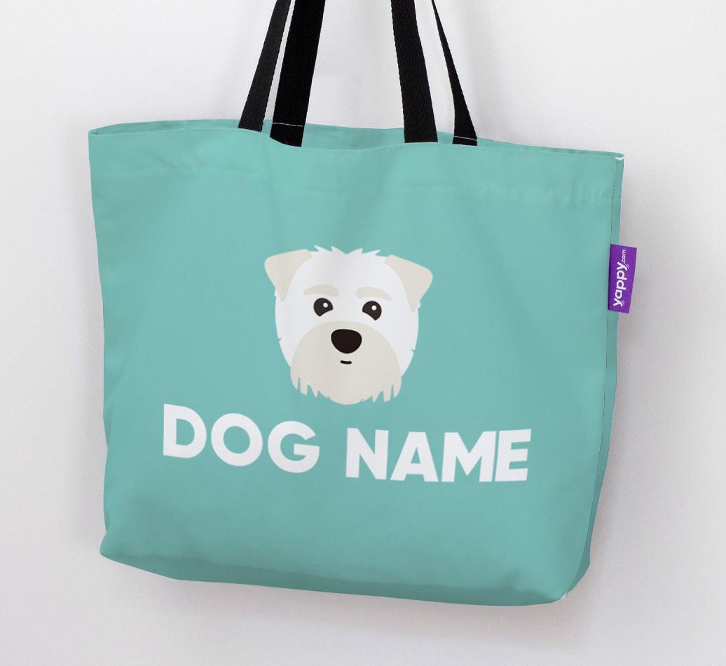 Personalized {dogsName} Icon Canvas Bag
