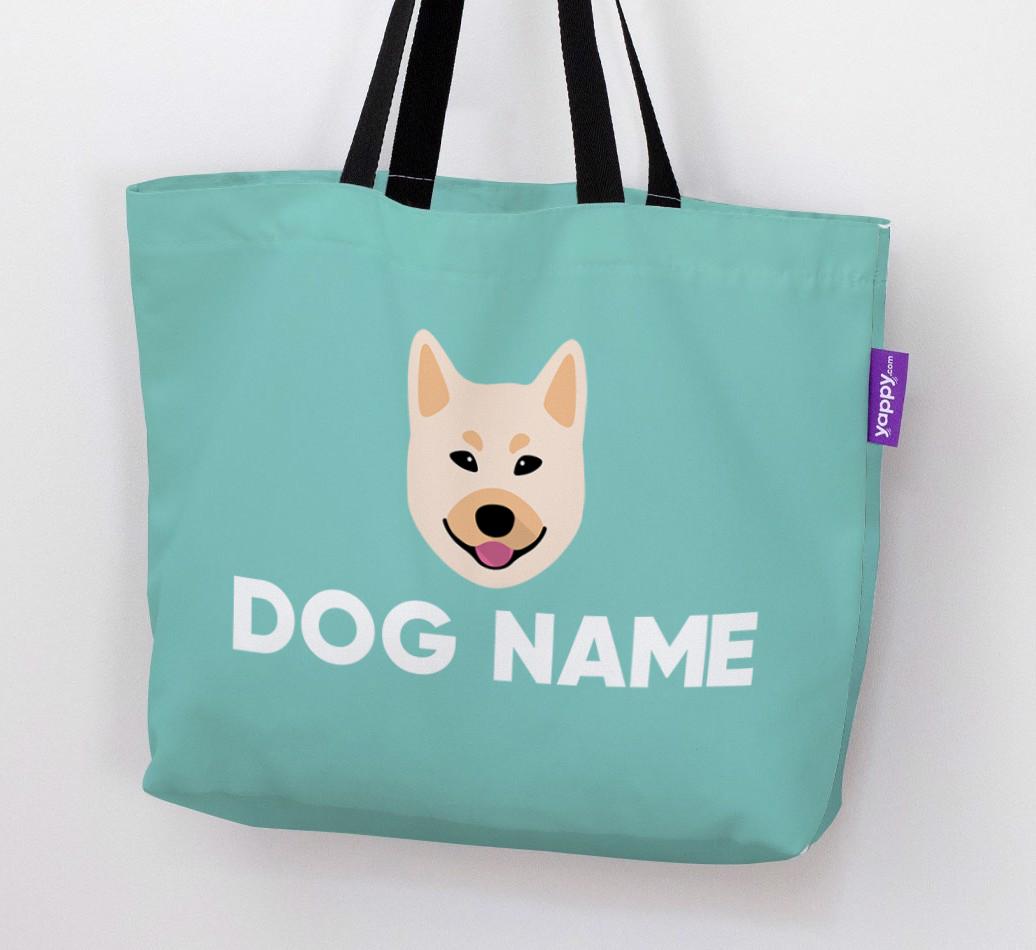Personalized {dogsName} Icon Canvas Bag