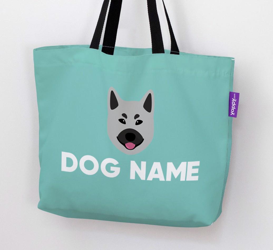 Personalized {dogsName} Icon Canvas Bag