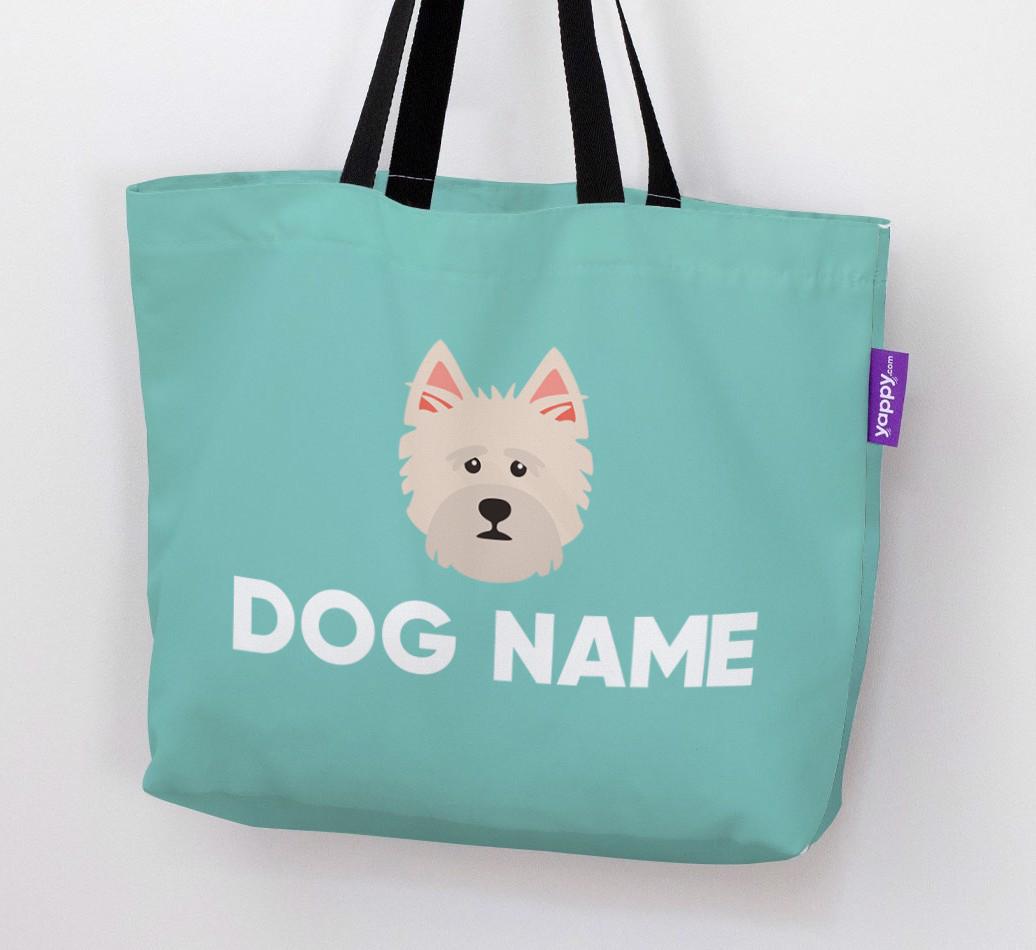 Personalized {dogsName} Icon Canvas Bag