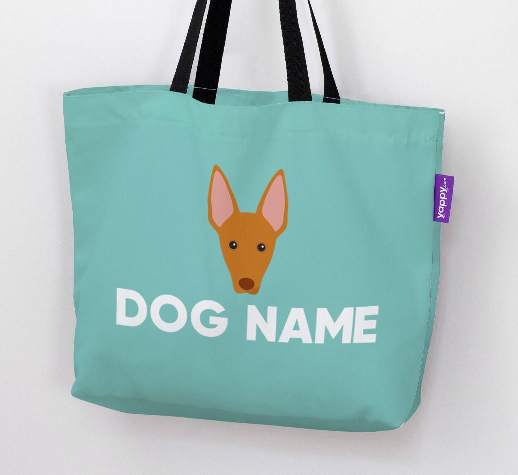 Personalised {dogsName} Icon Canvas Bag