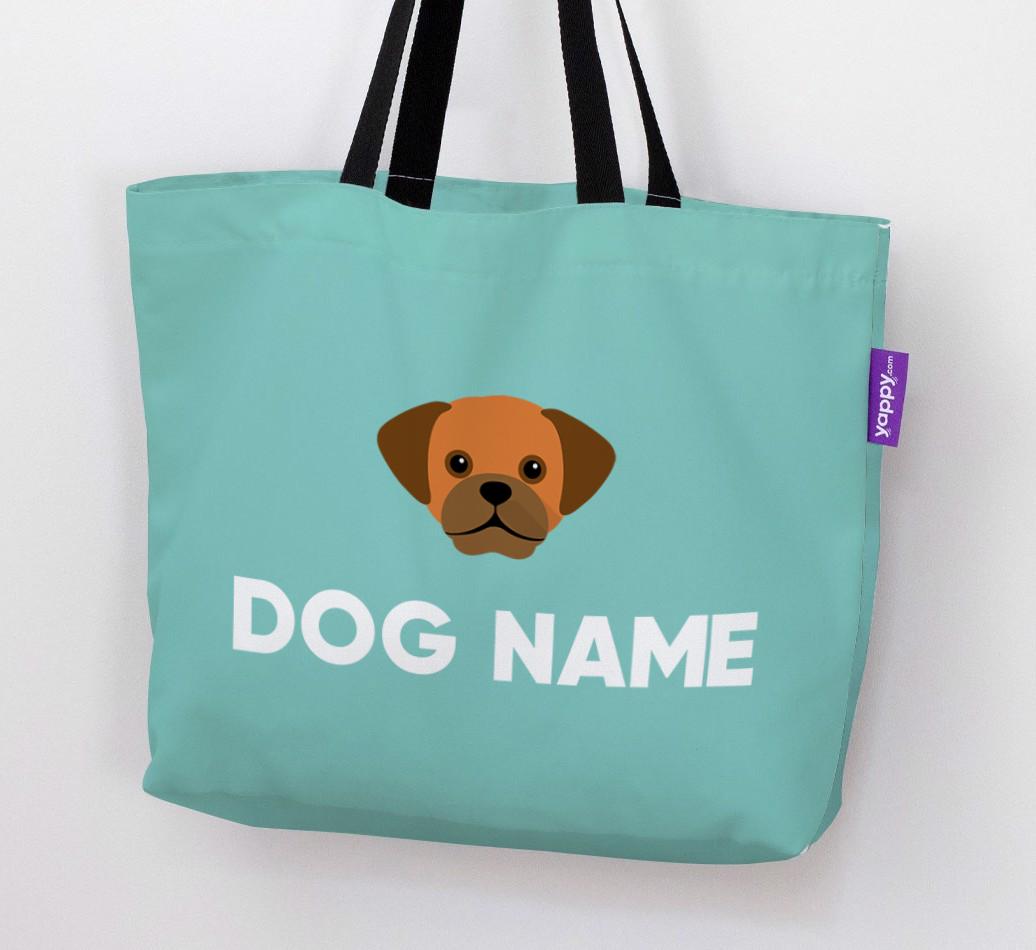Personalized {dogsName} Icon Canvas Bag