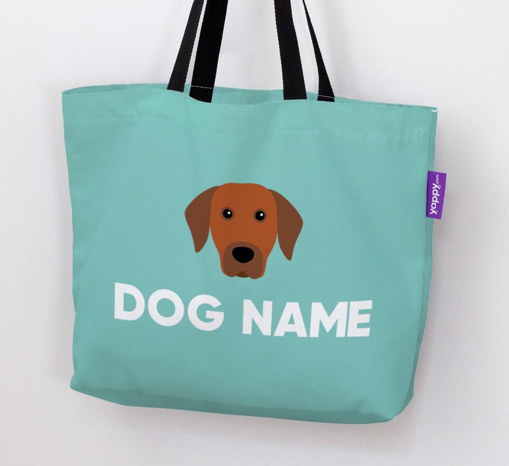 Personalized {dogsName} Icon Canvas Bag