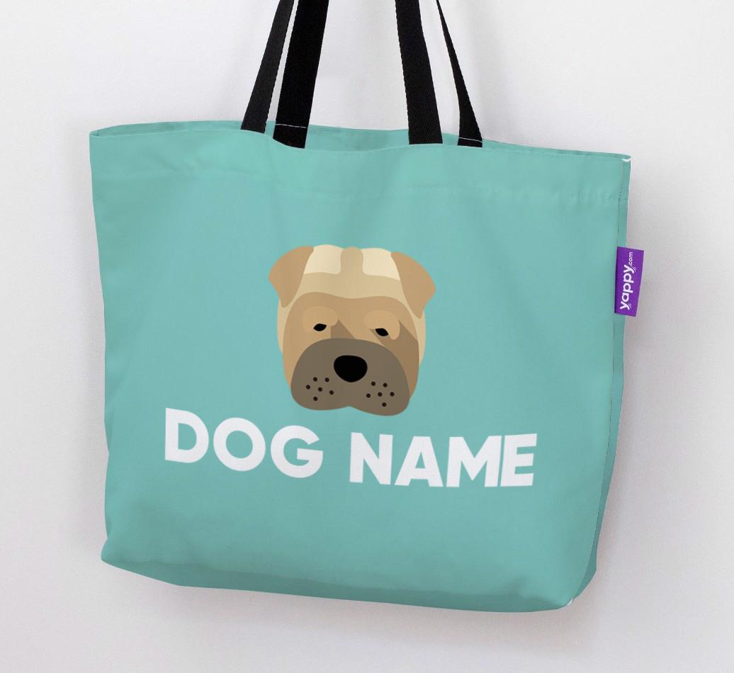 Personalized {dogsName} Icon Canvas Bag