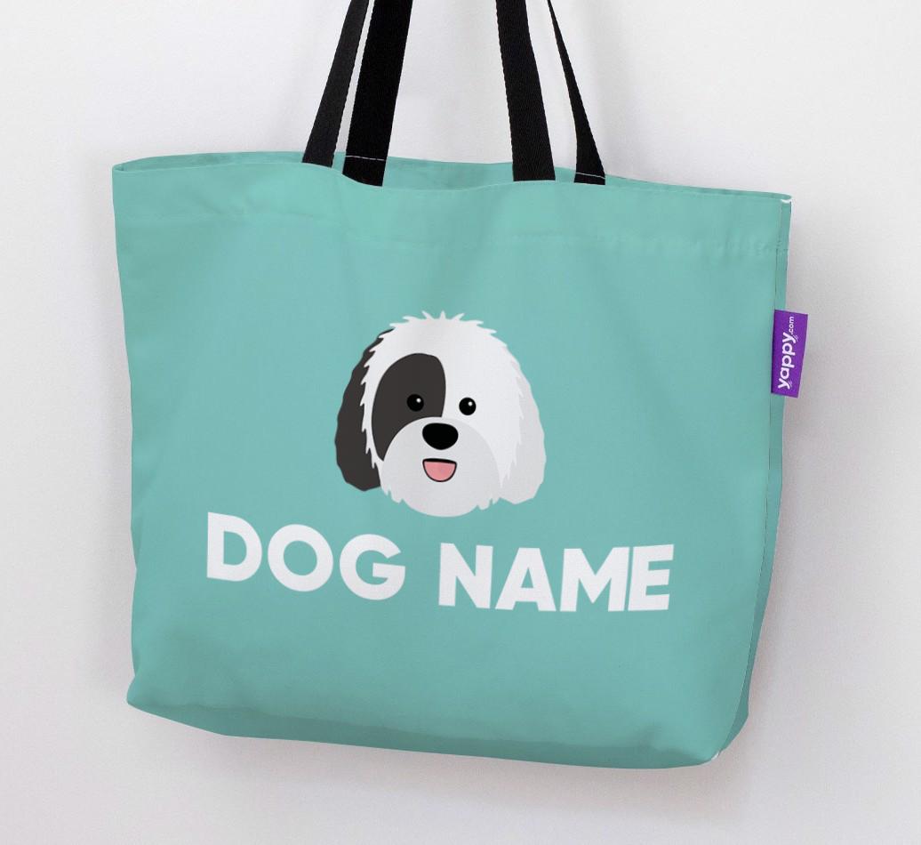 Personalized {dogsName} Icon Canvas Bag