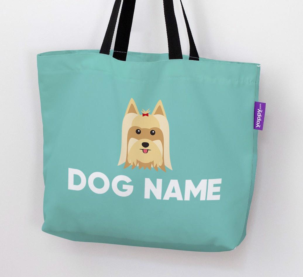 Personalized {dogsName} Icon Canvas Bag