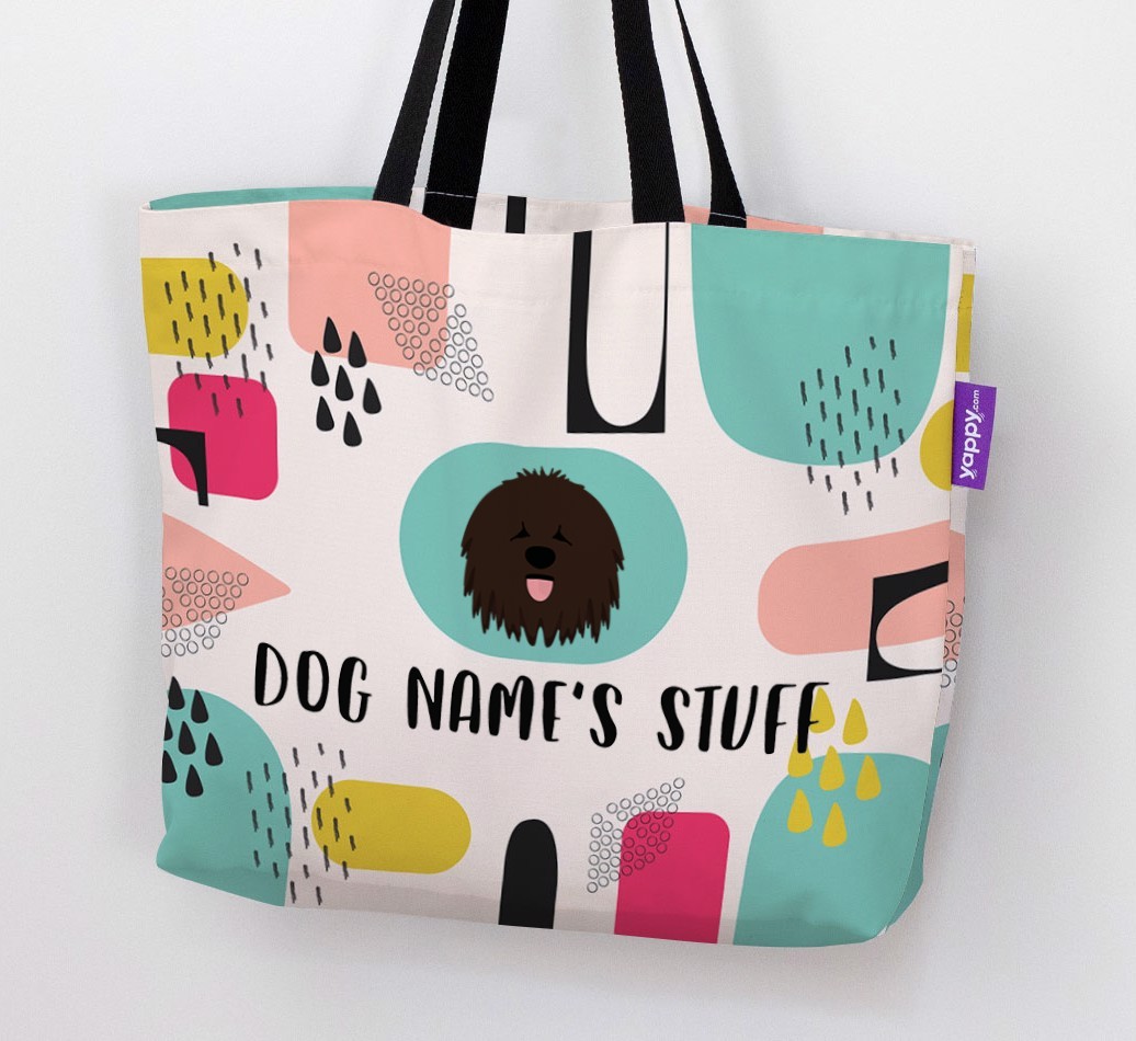 Personalised {dogsName} 'Stuff' Canvas Bag