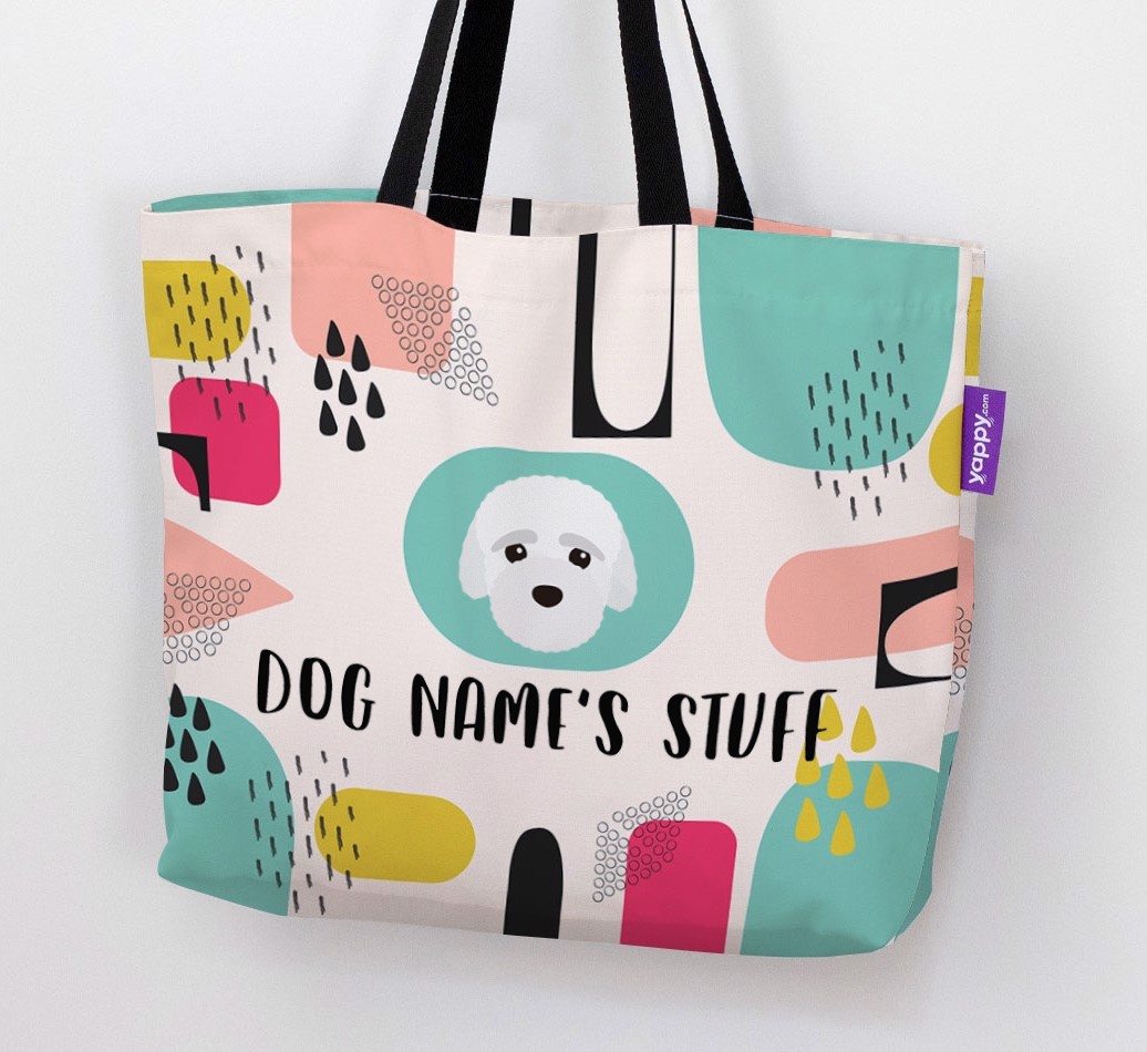 Personalized {dogsName} 'Stuff' Canvas Bag