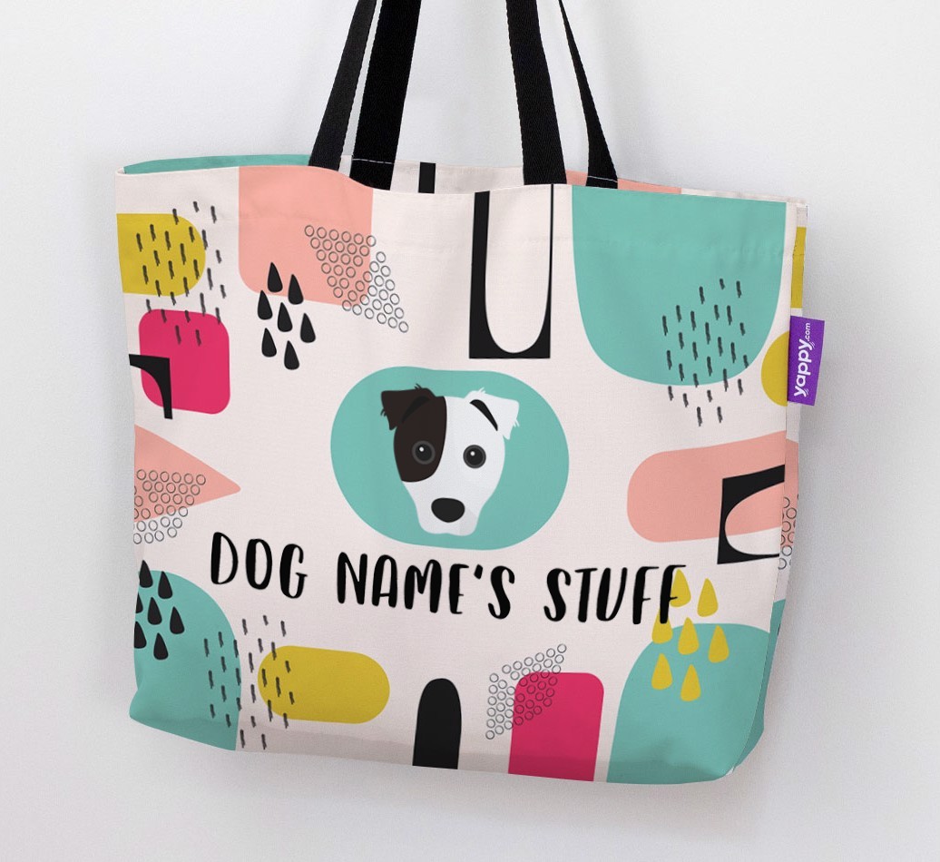 Personalised {dogsName} 'Stuff' Canvas Bag
