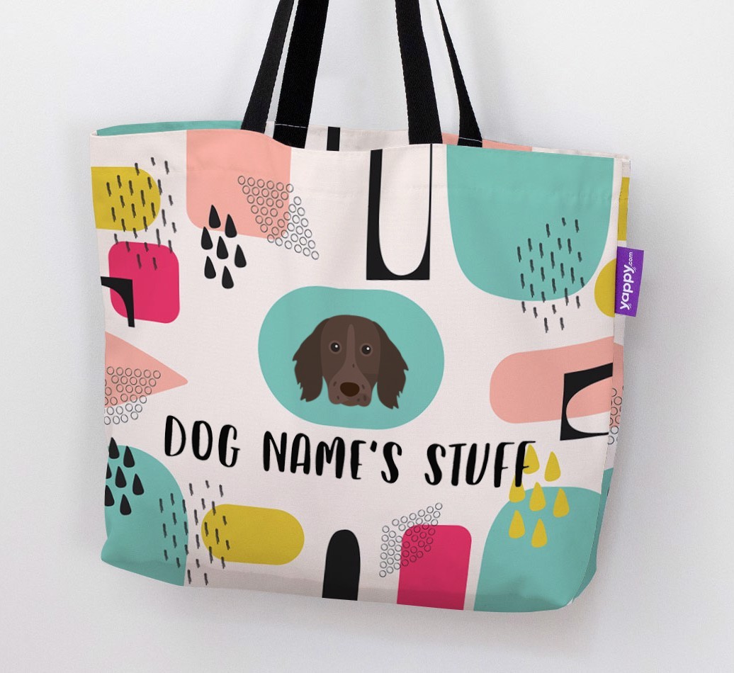 Personalised {dogsName} 'Stuff' Canvas Bag