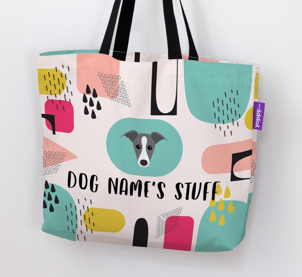 Personalised {dogsName} 'Stuff' Canvas Bag