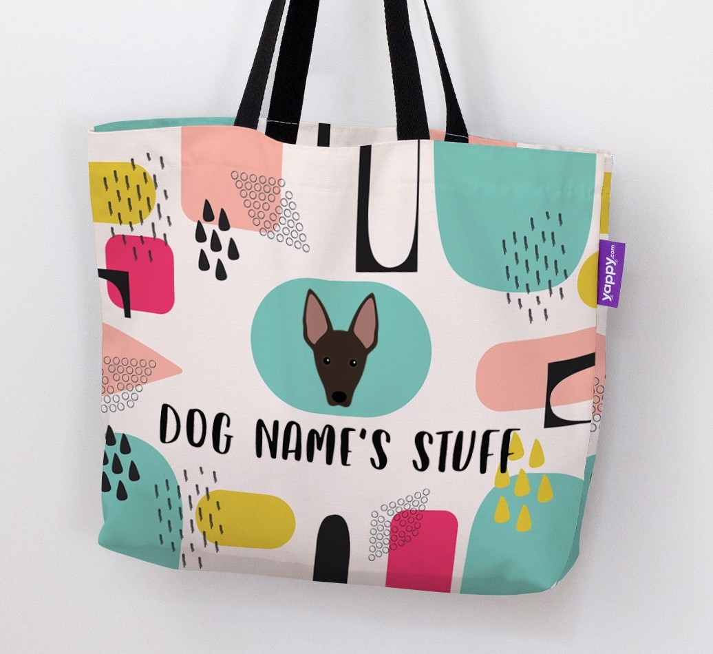 Personalised {dogsName} 'Stuff' Canvas Bag