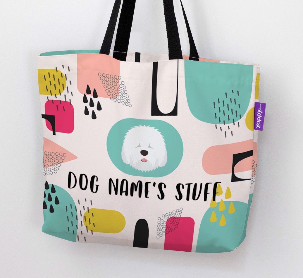 Personalized {dogsName} 'Stuff' Canvas Bag