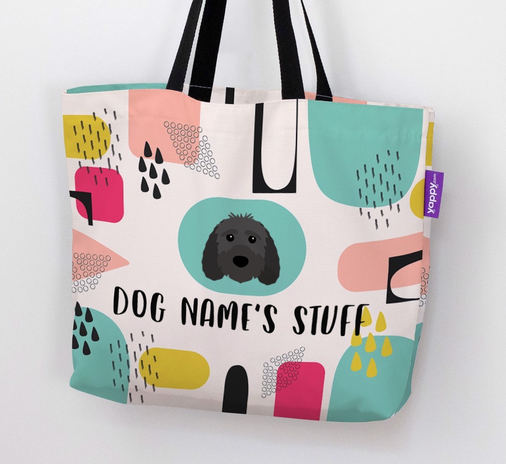Personalised {dogsName} 'Stuff' Canvas Bag