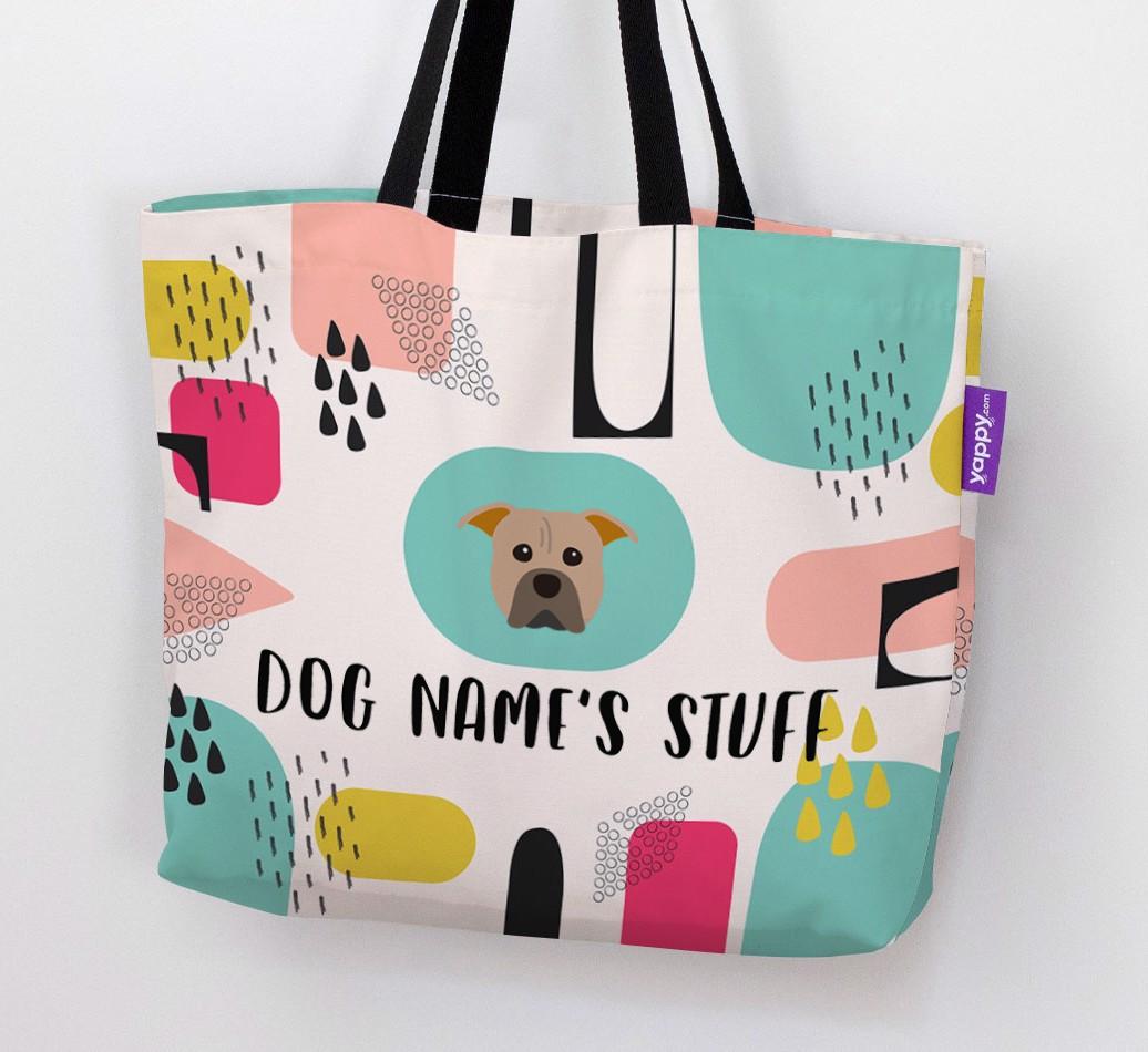 Personalized {dogsName} 'Stuff' Canvas Bag