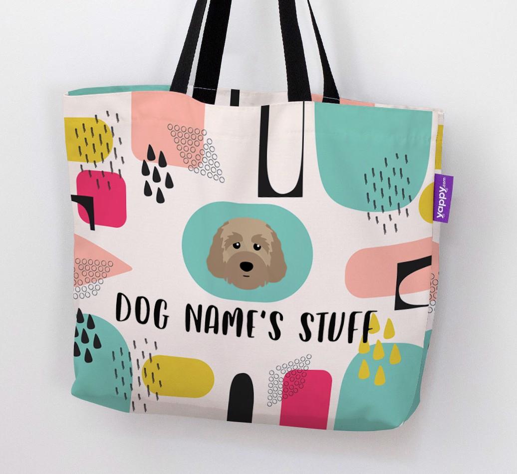 Personalised {dogsName} 'Stuff' Canvas Bag